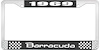 1969 Barracuda License Plate Frame - Black - image 1