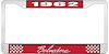 1962 Belvedere License Plate Frame - Red - image 1