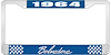 1964 Belvedere License Plate Frame - Blue - image 1
