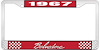 1967 Belvedere License Plate Frame - Red - image 1