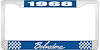 1968 Belvedere License Plate Frame - Blue - image 1
