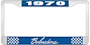 1970 Belvedere License Plate Frame - Blue - image 1