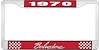 1970 Belvedere License Plate Frame - Red - image 1