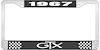 1967 GTX License Plate Frame - Black - image 1