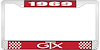 1969 GTX License Plate Frame - Red - image 1