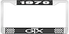 1970 GTX License Plate Frame - Black - image 1