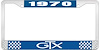 1970 GTX License Plate Frame - Blue - image 1