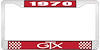1970 GTX License Plate Frame - Red - image 1
