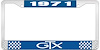 1971 GTX License Plate Frame - Blue - image 1