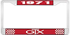 1971 GTX License Plate Frame - Red - image 1