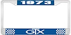 1973 GTX License Plate Frame - Blue - image 1