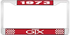 1973 GTX License Plate Frame - Red - image 1