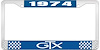 1974 GTX License Plate Frame - Blue - image 1