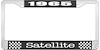 1965 Satellite License Plate Frame - Black - image 1