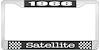 1966 Satellite License Plate Frame - Black - image 1