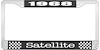1968 Satellite License Plate Frame - Black - image 1