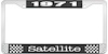 1971 Satellite License Plate Frame - Black - image 1