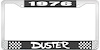 1976 Duster License Plate Frame - Black - image 1
