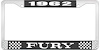 1962 Fury License Plate Frame - Black - image 1