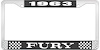 1963 Fury License Plate Frame - Black - image 1