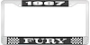 1967 Fury License Plate Frame - Black - image 1
