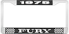 1975 Fury License Plate Frame - Black - image 1
