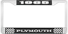 1965 Plymouth License Plate Frame - Black - image 1