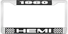 1960 Hemi License Plate Frame - image 1