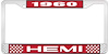 1960 Hemi License Plate Frame - image 1