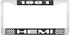 1961 Hemi License Plate Frame - image 1