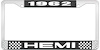 1962 Hemi License Plate Frame - image 1