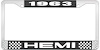1963 Hemi License Plate Frame - image 1