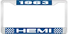 1963 Hemi License Plate Frame - image 1