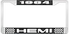 1964 Hemi License Plate Frame - image 1