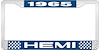 1965 Hemi License Plate Frame - image 1