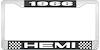 1966 Hemi License Plate Frame - image 1