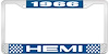 1966 Hemi License Plate Frame - image 1