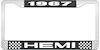 1967 Hemi License Plate Frame - image 1