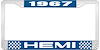 1967 Hemi License Plate Frame - image 1