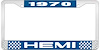 1970 Hemi License Plate Frame - image 1