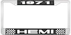 1971 Hemi License Plate Frame - image 1