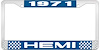 1971 Hemi License Plate Frame - image 1