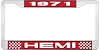 1971 Hemi License Plate Frame - image 1