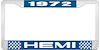 1972 Hemi License Plate Frame - image 1