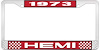 1973 Hemi License Plate Frame - image 1