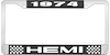 1974 Hemi License Plate Frame - image 1