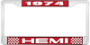 1974 Hemi License Plate Frame - image 1
