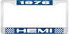 1976 Hemi License Plate Frame - image 1