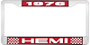 1976 Hemi License Plate Frame - image 1