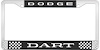 Dodge Dart License Plate Frame - Black - image 1
